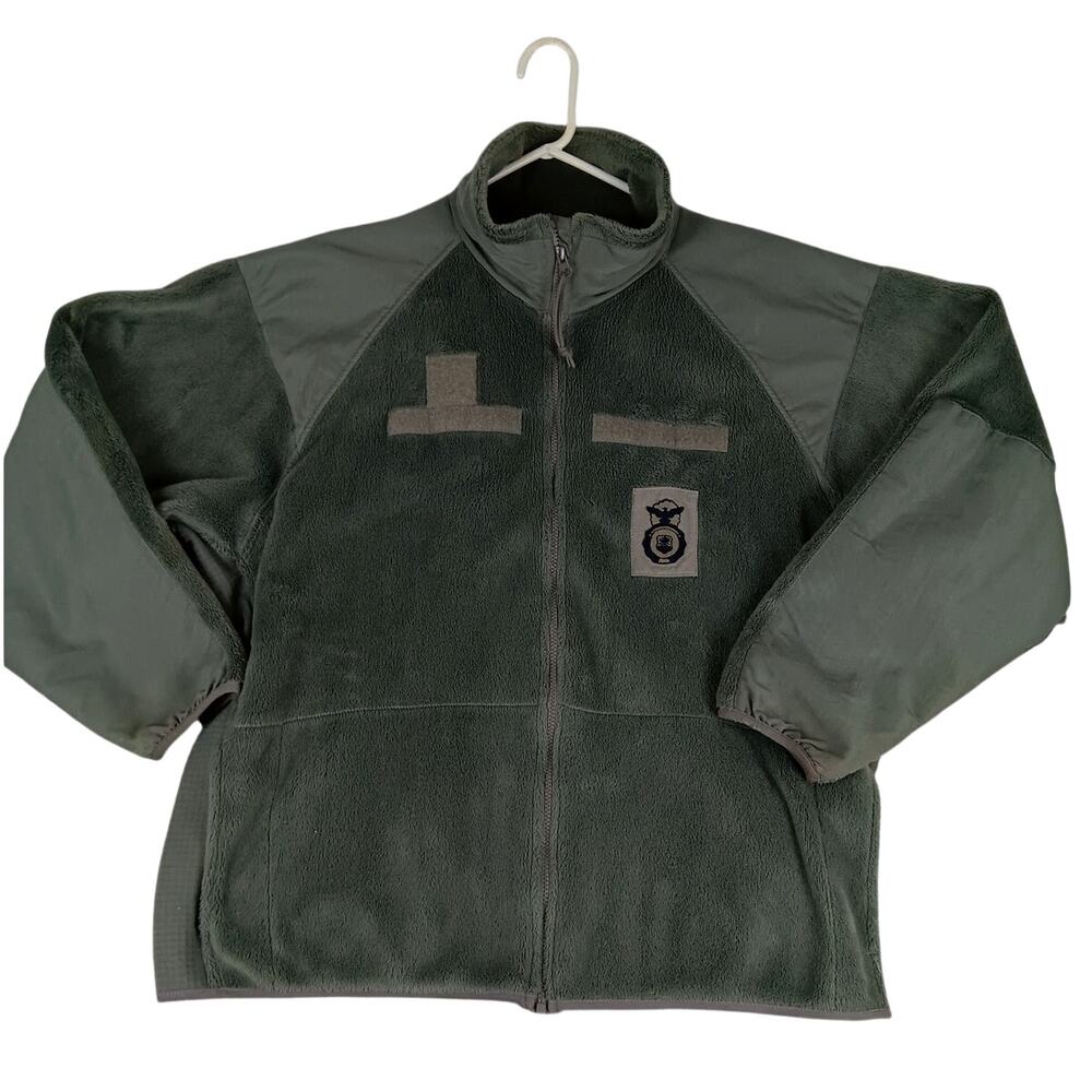 Vintage Peckham Military Gen III Polartec Fleece Jacket XL Reg.‎ Green Air Force